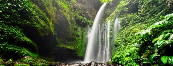 Natural Beauty of Sendang Gile Waterfall, Lombok